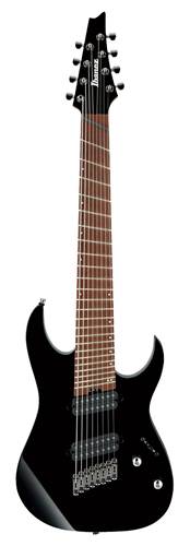 Ibanez RGMS8-BK Iron Label Multi Scale 8 String Black Ibanez RGMS8-BK Iron Label Multi Scale 8 String Black