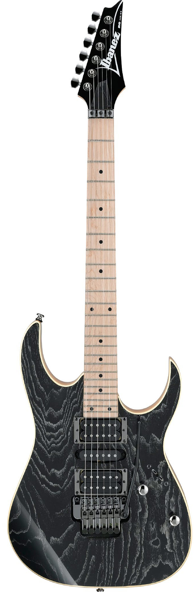 Ibanez RG370AHMZ-SWK Silver Wave Black Flat | guitarguitar