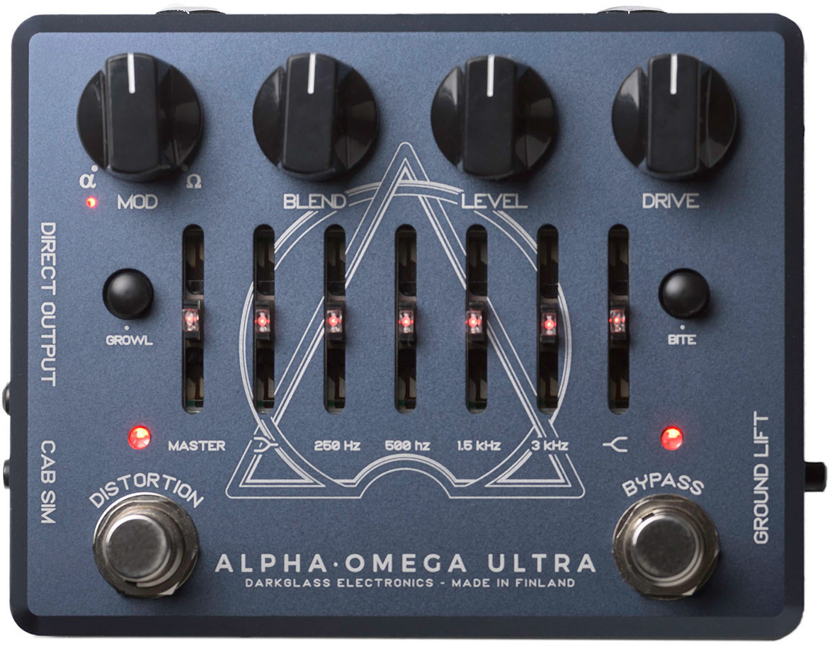 Darkglass Alpha Omega Ultra Distortion Preamp Pedal guitarguitar