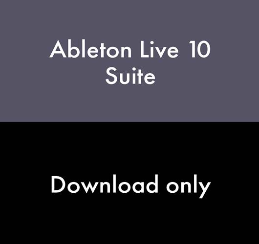 Ableton Live 10 Suite (Download, serial number only)