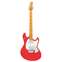 Music Man Stingray Guitar Coral Red MN Front View