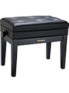 Roland RPB-400BK Adjustable Cushioned Piano Bench Satin Black 