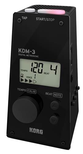 Korg KDM-3 Black Digital Metronome