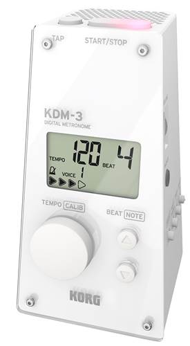 Korg KDM-3 White Digital Metronome