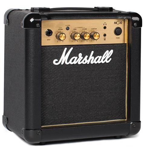 Marshall MG10G 10 Watt Guitar Combo Black and Gold Marshall MG10G 10 Watt Guitar Combo Black and Gold