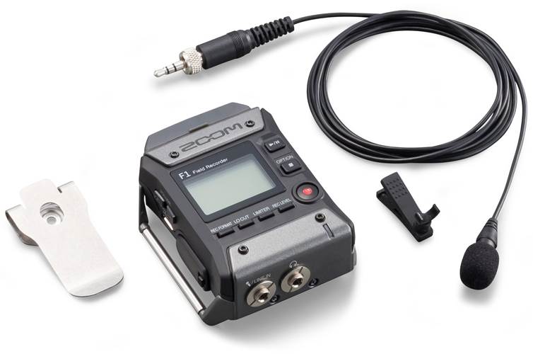Zoom F1-LP Field Recorder with Lavalier Mic Zoom F1-LP Field Recorder with Lavalier Mic