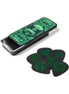 Dunlop ILDCT01 I Love Dust Green 6 Picks and Tin Clamshell