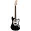 Squier Bullet Mustang HH Black Indian Laurel Fingerboard Front View