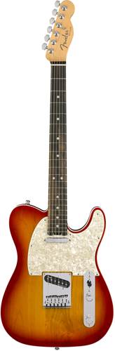 Fender American Elite Telecaster Aged Cherry Burst Ebony