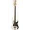 Squier Affinity PJ Bass Olympic White Laurel Fingerboard Front View