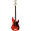 Squier Affinity PJ Bass Race Red Laurel Fingerboard Front View