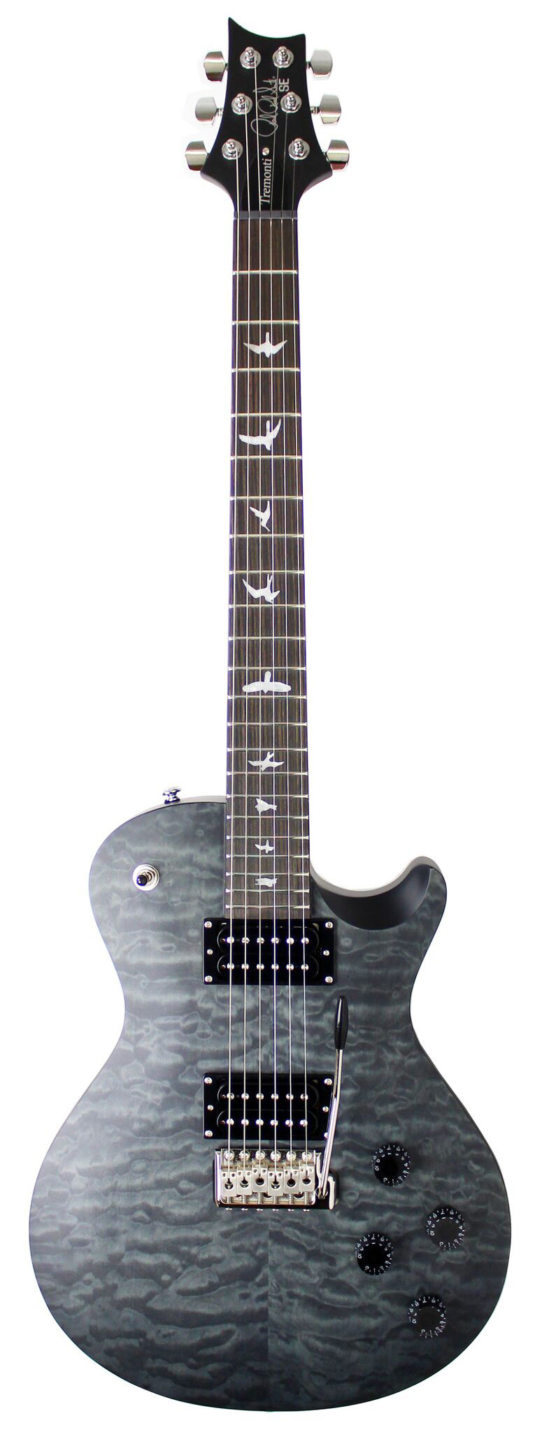 PRS SE Tremonti Custom Quilt Satin Limited Grey Black