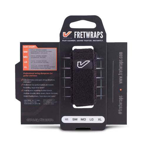 Gruv Gear FretWraps Black 1-Pack (Small)