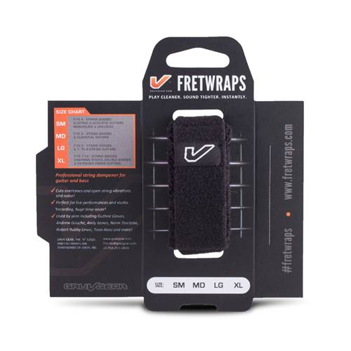 Gruv Gear FretWraps Black 1-Pack (Medium)