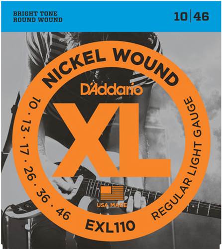 D'Addario EXL110 Regular Light Electric 10-46