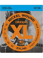D'Addario EXL140 Light Top/Heavy Bottom 10-52