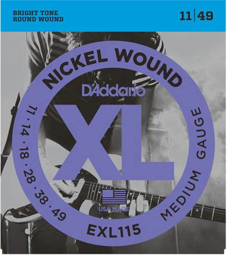 D'Addario EXL115 Blues/Jazz Rock Electric 11-49