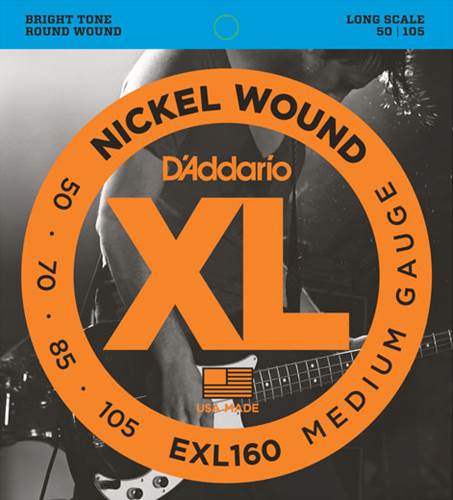 D'Addario EXL160 Bass Strings 50-105 Set