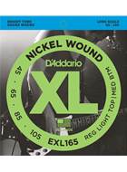 D'Addario EXL165 Bass String Set 45-105