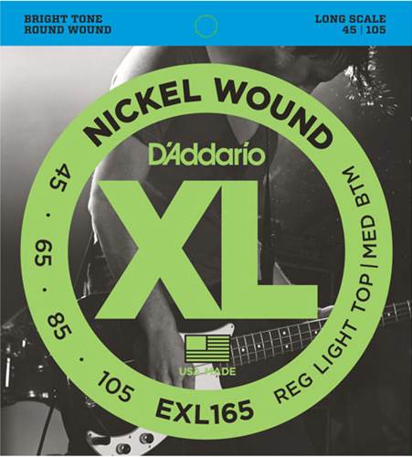 D'Addario EXL165 Bass String Set 45-105
