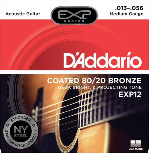 D'Addario EXP12  Acoustic Strings - 13-56