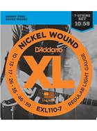 D'Addario EXL110-7 D'Addario XL Regular Light 7 String 10-59