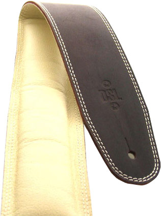DSL GEG25-17-3 Leather 2.5 inch Brown with Beige Backing