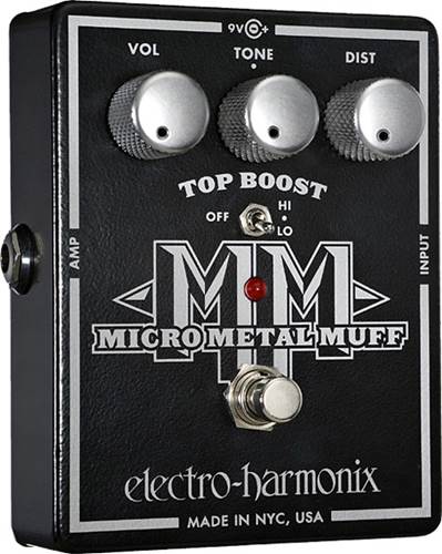 Electro Harmonix Micro Metal Muff Distortion with Top Boost
