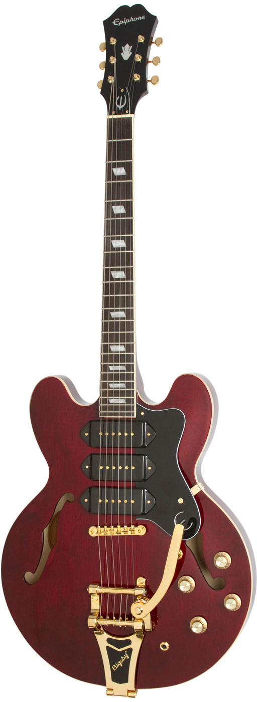 ギター Epiphone Riviera Custom P93 es-335es-355 Epiphone Riviera Custom P93 Wine Red <エピフォン>｜平野楽器