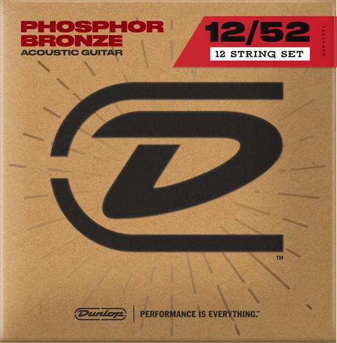 Dunlop DAP1252J Phophor Bronze 12-String Acoustic Strings 12-52