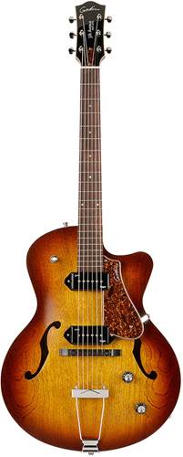 Godin 5th Avenue Kingpin II CW Cognac Burst