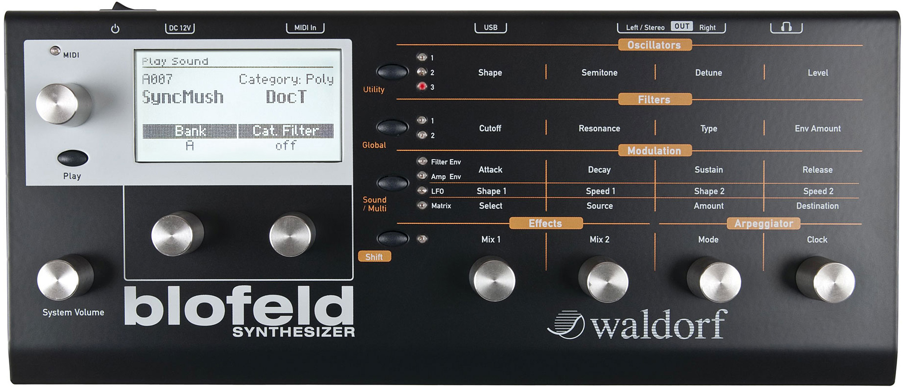 Waldorf Blofeld Black