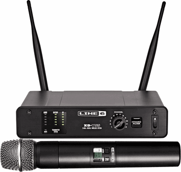 Line 6 Mic Line 6 XD-V55 Handheld 12 Channel Digital Wireless Microphone ...