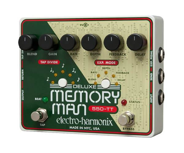 Electro Harmonix Deluxe Memory Man with Tap Tempo 550ms