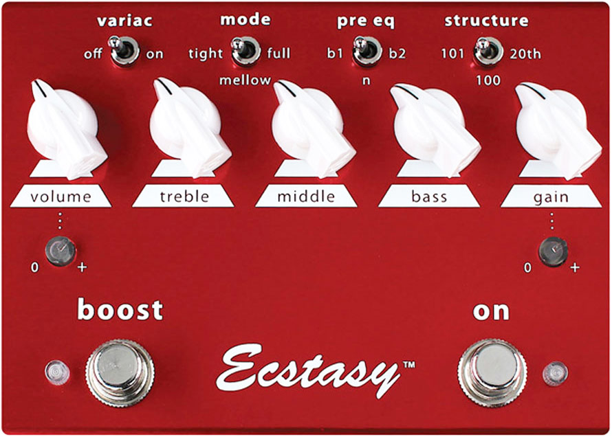 Bogner Ecstasy Red Pedal Overdrive | guitarguitar