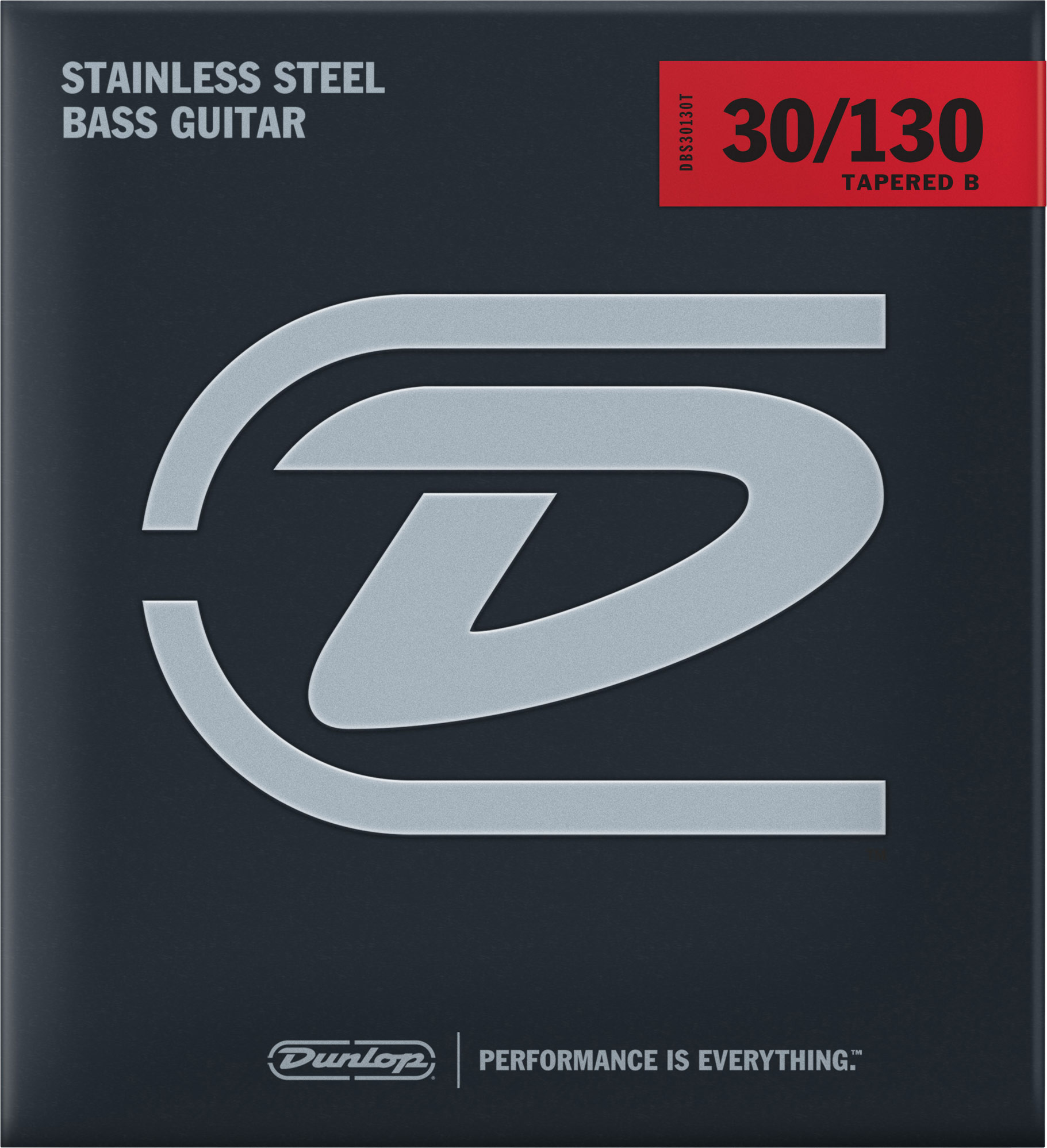 Dunlop DBS30130T Tapered B Stainless Steel 6 String Bass Strings