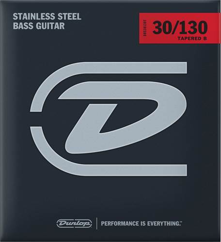 Dunlop DBS30130T Tapered B Stainless Steel 6-String Bass Strings 30-130