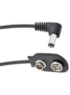 Voodoo Lab 9V Battery Snap and 2.1mm Right Angle Barrel 18in Cable