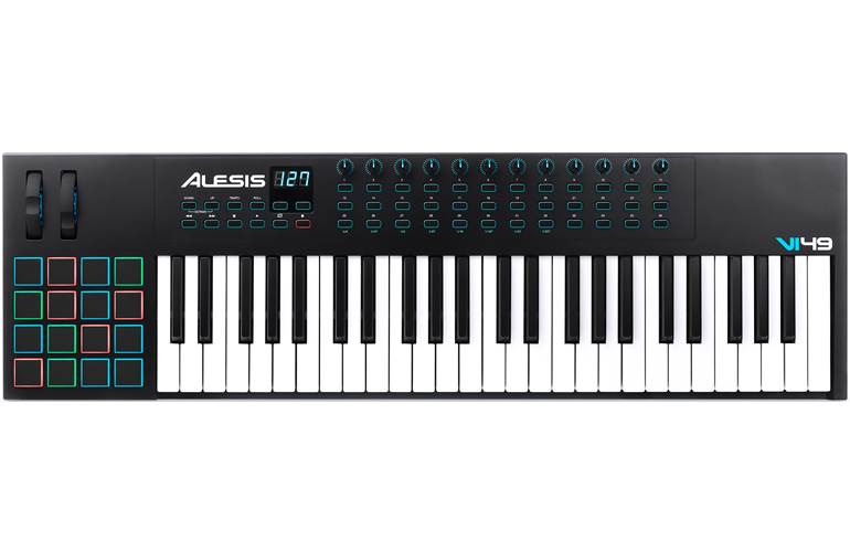 Alesis VI49 49-Key Semi-Weighted USB MIDI Keyboard Controller