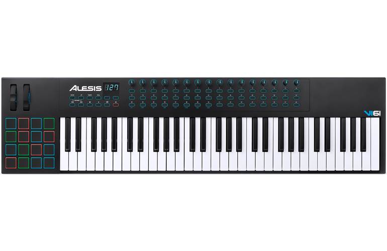 Alesis VI61 61-Key Semi-Weighted USB MIDI Keyboard Controller