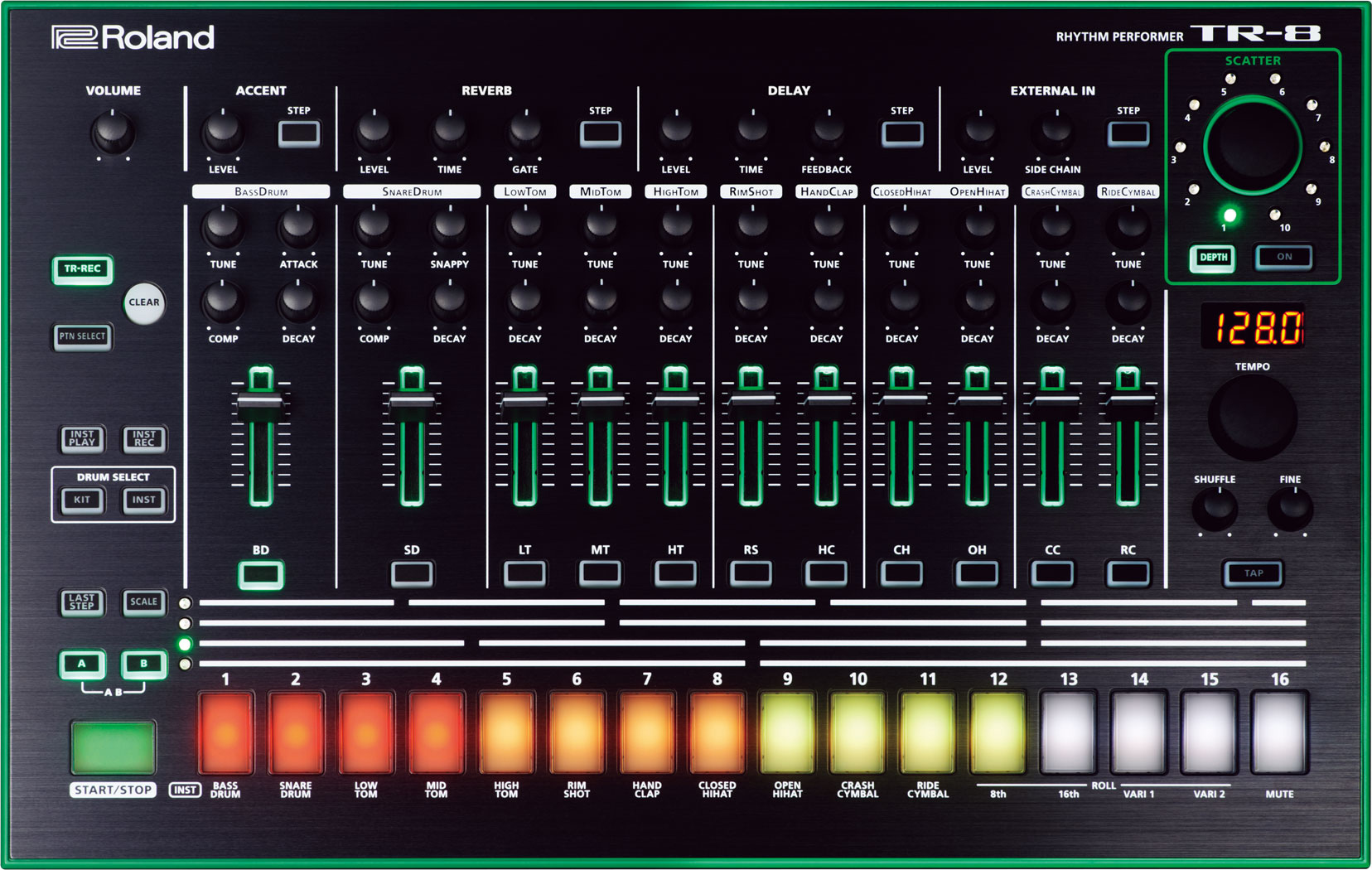 Roland Aira TR-8 Drum Machine (Ex-Demo) #z9d6882