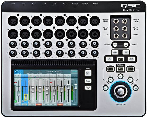 QSC TouchMix 16 Digital Mixer (Ex-Demo) #lle0g3292