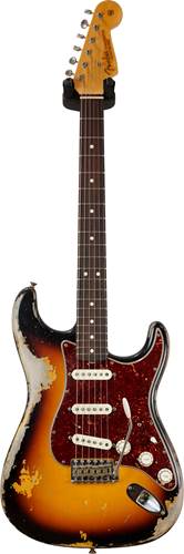 Fender Custom Shop 1963 Strat Heavy Relic Faded 3 Tone Sunburst Master Built by Todd Krause #R94350