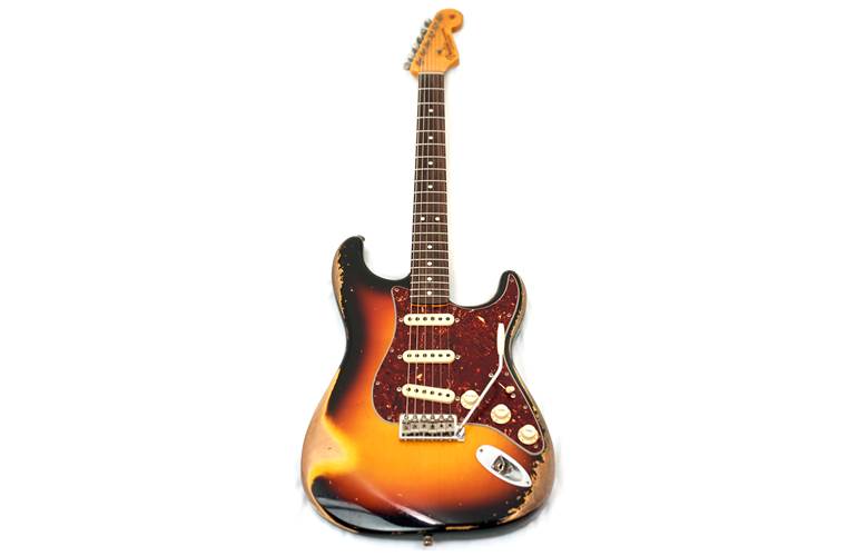 Fender Custom Shop 1963 Strat Heavy Relic Faded 3 Tone Sunburst Master Built by Yuri Shishkov #R89339