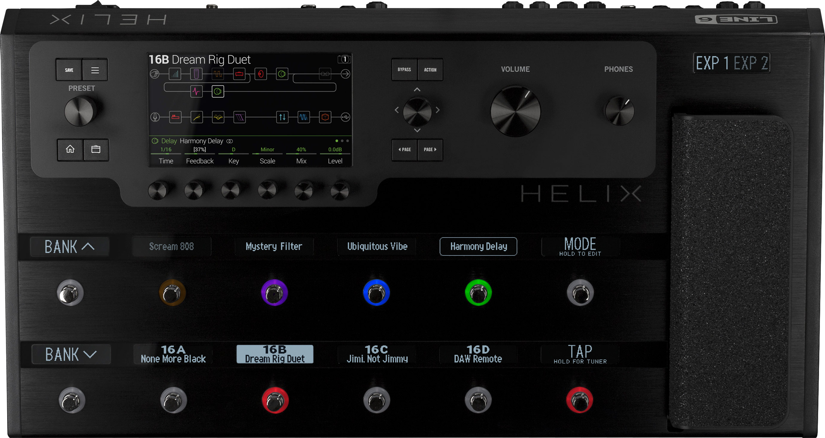 line 6 helix floor dimensions cm