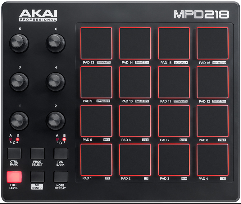 akai pro mpd218