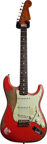 Fender Custom Shop Master Built by Dale Wilson 1961 Strat Heavy Relic Fiesta Red #CZ543786