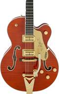 Gretsch G6120TFM Nashville Flame Maple Bigsby Orange Stain