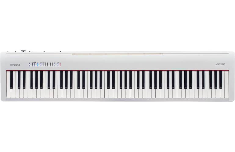 Roland FP-30-WH White Digital Piano (Ex-Demo) #D3K3914