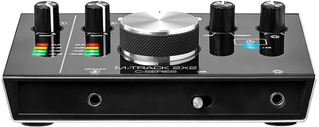 m-audio m-track c-series 2x2 usb audio interface